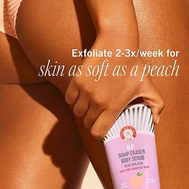 Mini KP Bump Eraser Body Scrub with 10% AHA Body Exfoliant for Keratosis Pilaris