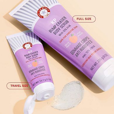Mini KP Bump Eraser Body Scrub with 10% AHA Body Exfoliant for Keratosis Pilaris