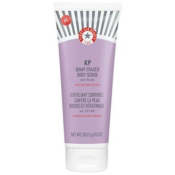 First Aid Beauty Mini KP Bump Eraser Body Scrub with 10% AHA Body Exfoliant for Keratosis Pilaris