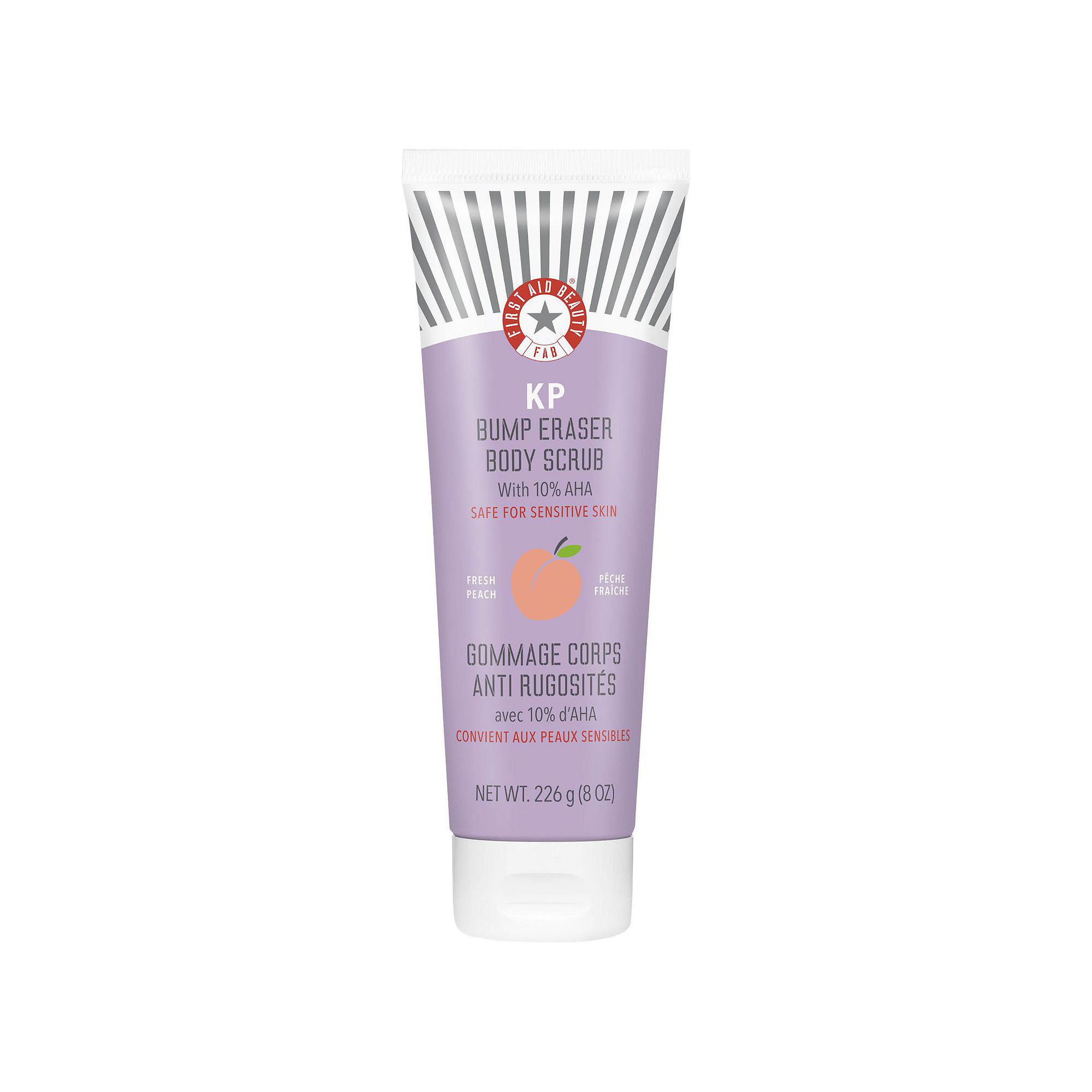 First Aid Beauty KP Bump Eraser Body Scrub with 10% AHA Body Exfoliant for 