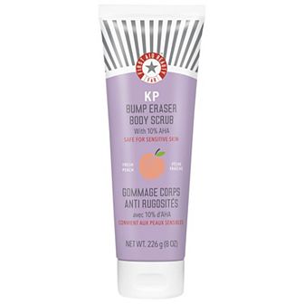 First Aid Beauty Mini KP Bump Eraser Body Scrub with 10% AHA Body Exfoliant for Keratosis Pilaris