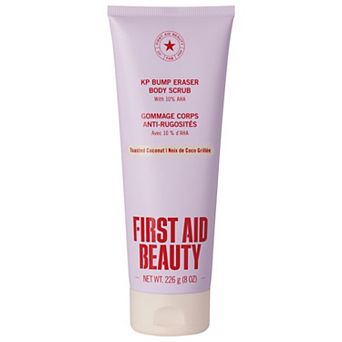 First Aid Beauty Mini KP Bump Eraser Body Scrub with 10% AHA Body Exfoliant for Keratosis Pilaris