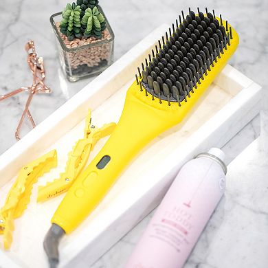 The Brush Crush Heated Straightening Brush