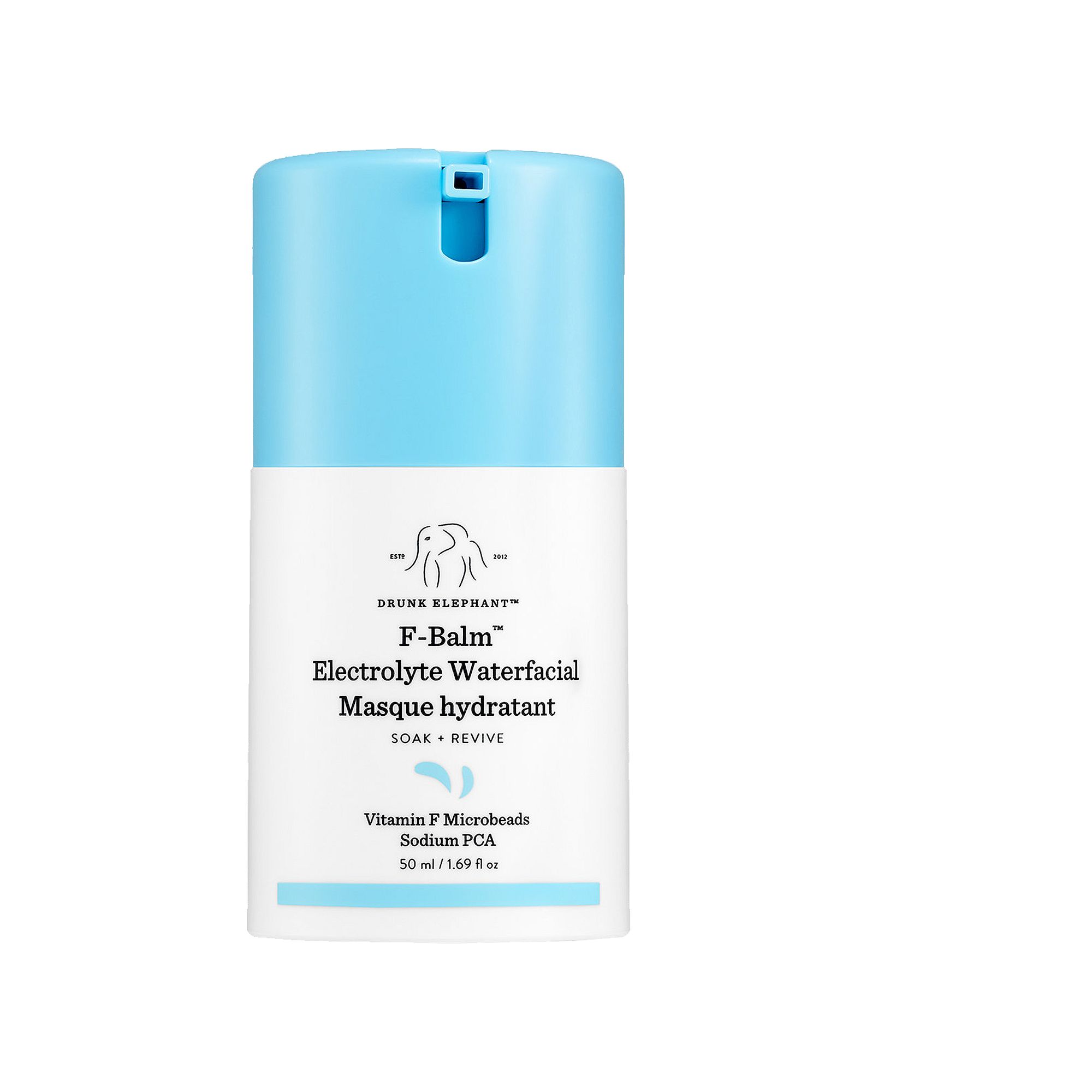 Drunk Elephant F-Balm Electrolyte Waterfacial Mask, Size: 1.69 FL Oz, None