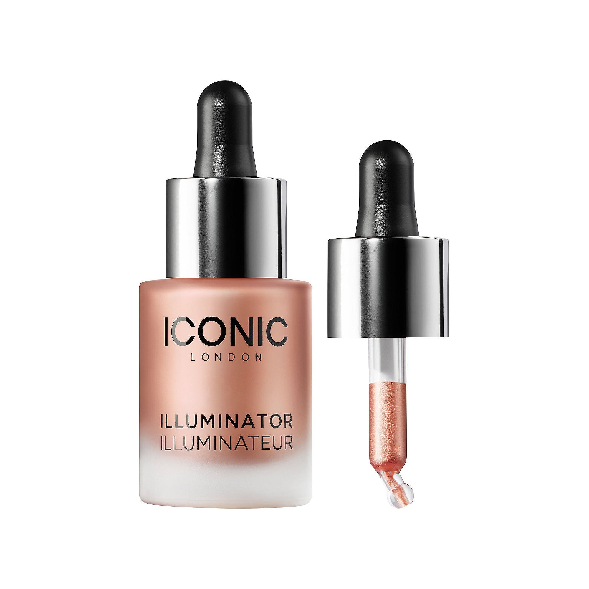 Iconic London Illuminator Liquid Highlight, Size: .45Oz, Blush Peachy Rose 
