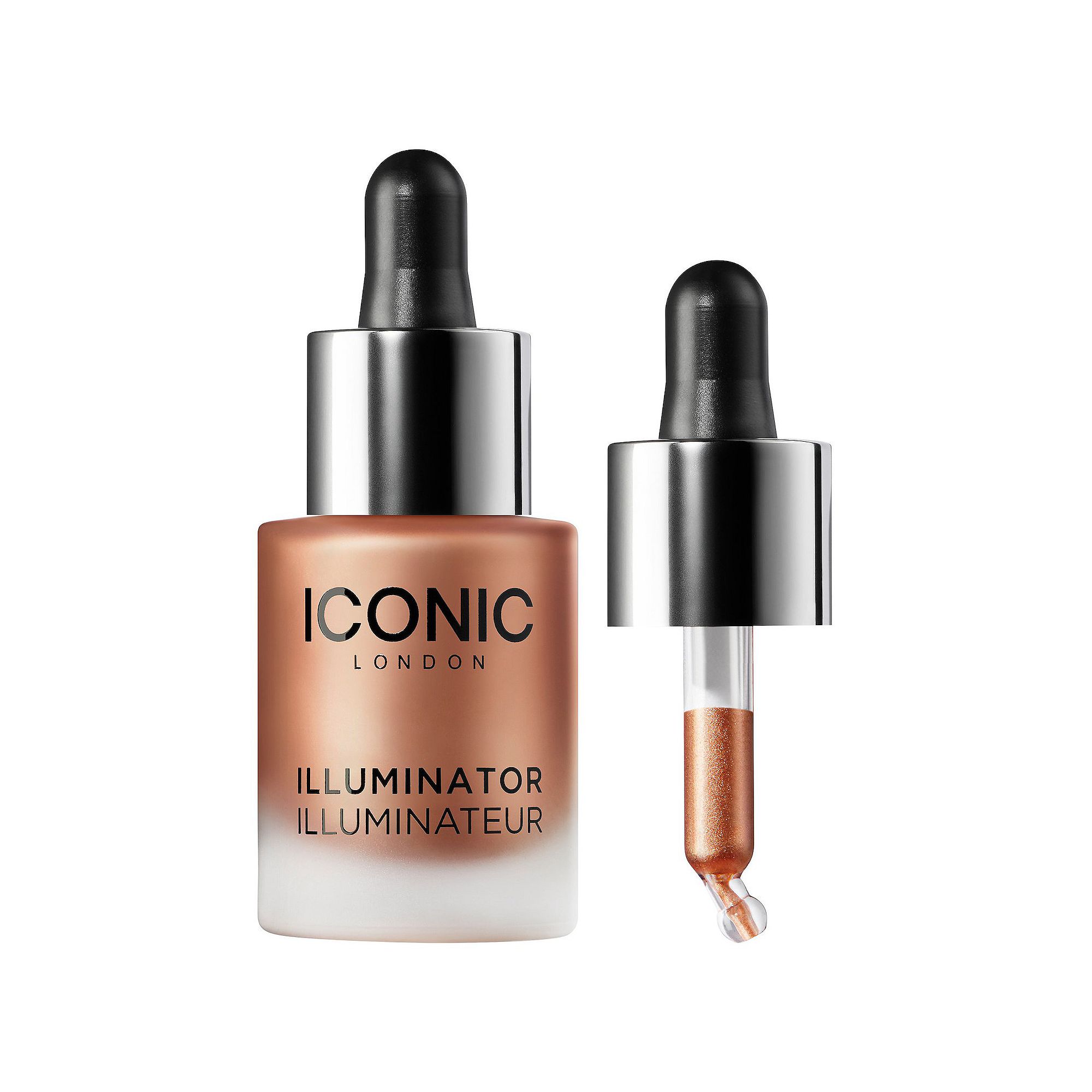 Iconic London Illuminator Liquid Highlight, Size: .45Oz, Glow Terracotta Br