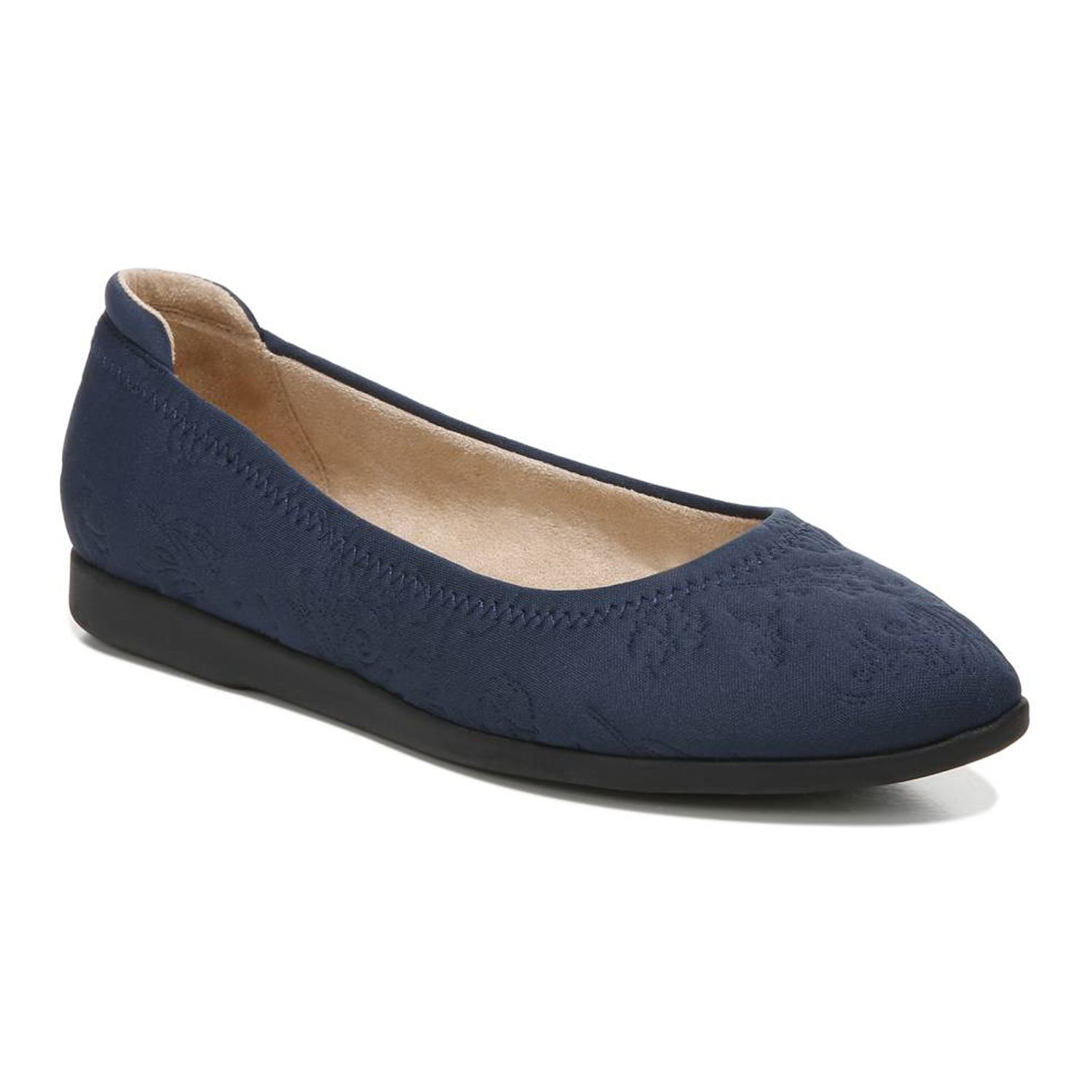kohls navy flats