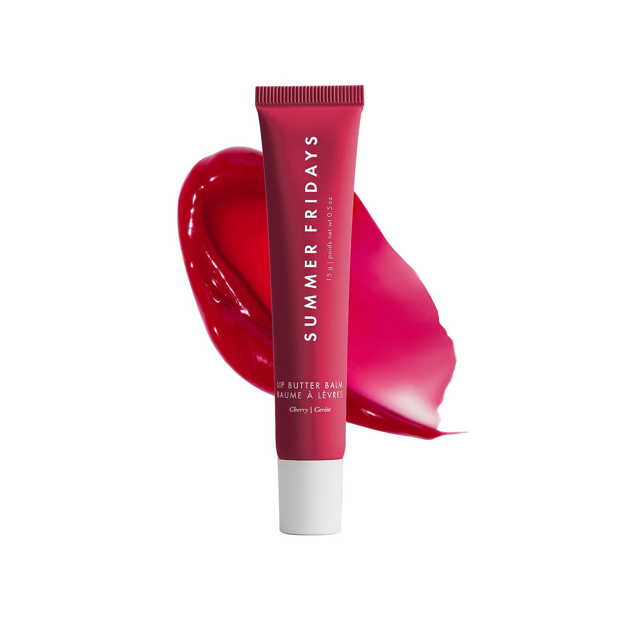 Summer Fridays Lip Butter Balm for Hydration & Shine, Size: 0.5 FL Oz, Red