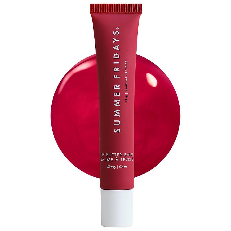 Summer Fridays Lip Butter Balm for Hydration & Shine, Size: 0.5 FL Oz, Red
