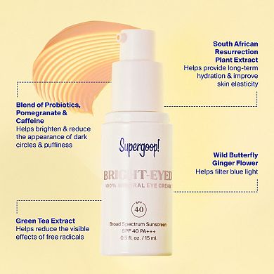 100% Mineral Bright-Eyed Eye Cream SPF 40