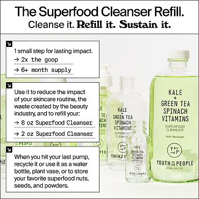 Superfood Gentle Antioxidant Refillable Cleanser