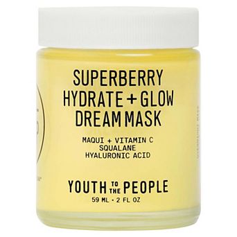 Youth To The People Mini Superberry Hydrate + Glow Dream Night Cream + Mask with Vitamin C
