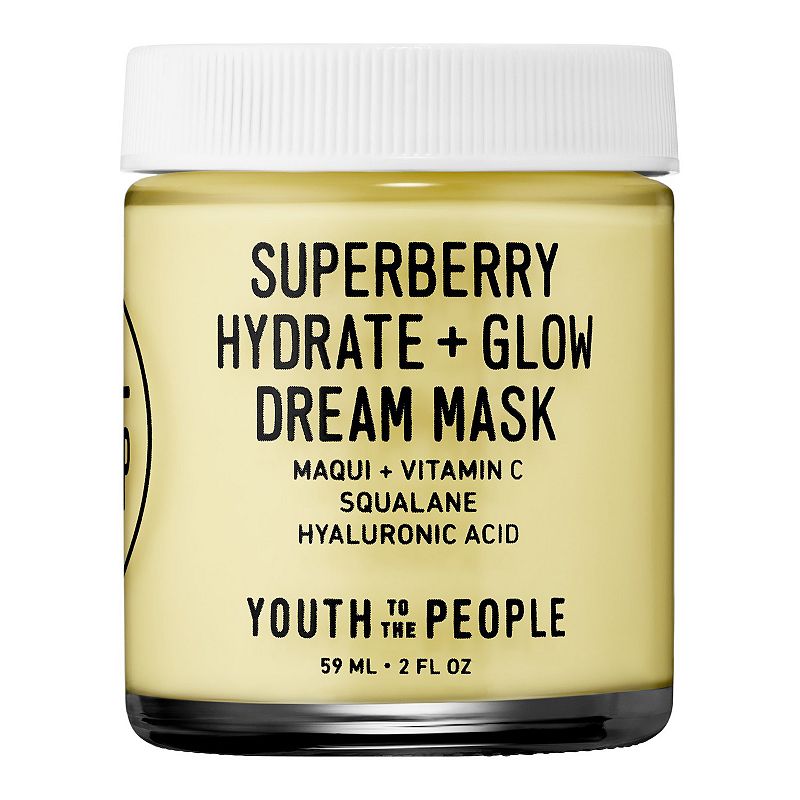Superberry Hydrate + Glow Dream Night Mask with Vitamin C, Size: 0.5 FL Oz,