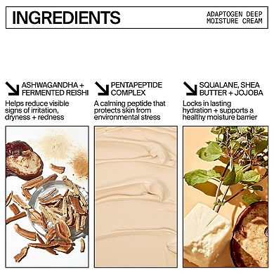 Adaptogen Deep Moisturizing Cream with Ashwagandha + Reishi Mushroom