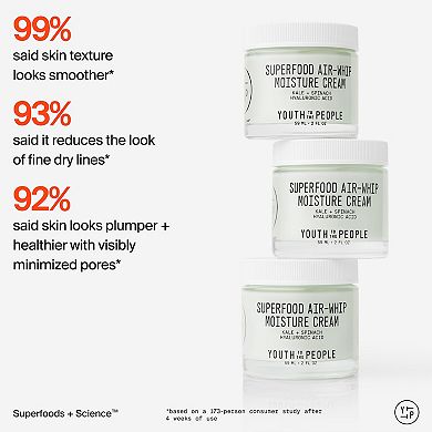Superfood Air-Whip Lightweight Face Moisturizer with Hyaluronic Acid