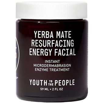 Youth To The People Yerba Mate Resurfacing + Exfoliating Energy Facial with Enzymes + Niacinamide