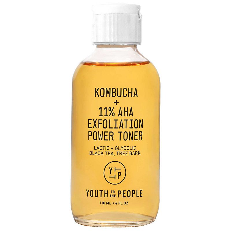 Kombucha + 11% AHA Exfoliation Toner with Lactic Acid, Size: 4 FL Oz, Multi