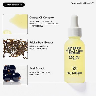 Superberry Hydrate + Glow Dream Oil with Squalane and Antioxidants