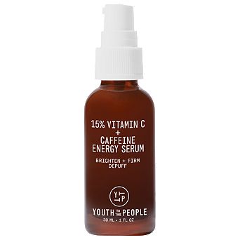 Youth To The People 15% Vitamin C + Caffeine Energy Brightening Serum for Uneven Tone