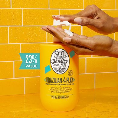 Brazilian Play Moisturizing Shower Cream-Gel