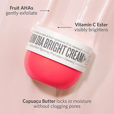 Bom Dia Bright Visibly Brightening and Smoothing Body Cream with Vitamin C