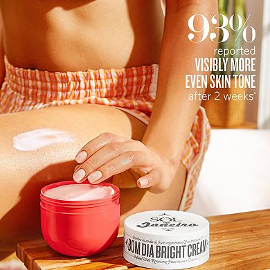 Bom Dia Bright Visibly Brightening and Smoothing Body Cream with Vitamin C