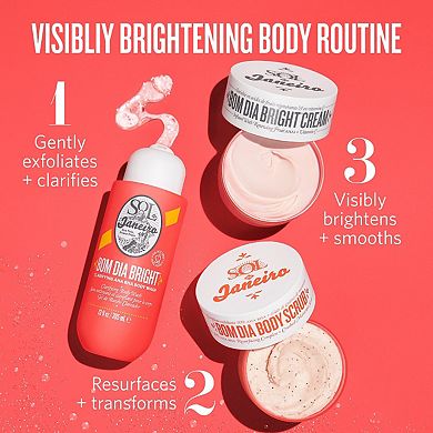 Bom Dia Bright Visibly Brightening and Smoothing Body Cream with Vitamin C