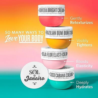 Bom Dia Bright Visibly Brightening and Smoothing Body Cream with Vitamin C