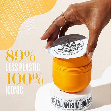 Mini Brazilian Bum Bum Visibly Firming Refillable Body Cream with Caffeine-Rich Guarana