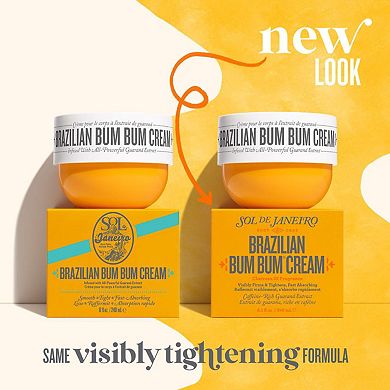 Mini Brazilian Bum Bum Visibly Firming Refillable Body Cream with Caffeine-Rich Guarana