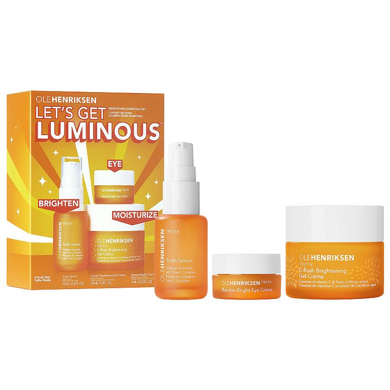 upc number 840026653978 is associated  with Ole Henriksen Let s Get Luminous Brightening Essentials Set: Truth Serum 15ml + C-Rush Gel Creme 35ml + Eye Creme 7ml