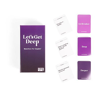 Let's Get Deep: Questions for Couples Adult Card Game by What Do You Meme?