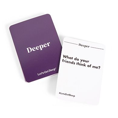 Let's Get Deep: Questions for Couples Adult Card Game by What Do You Meme?