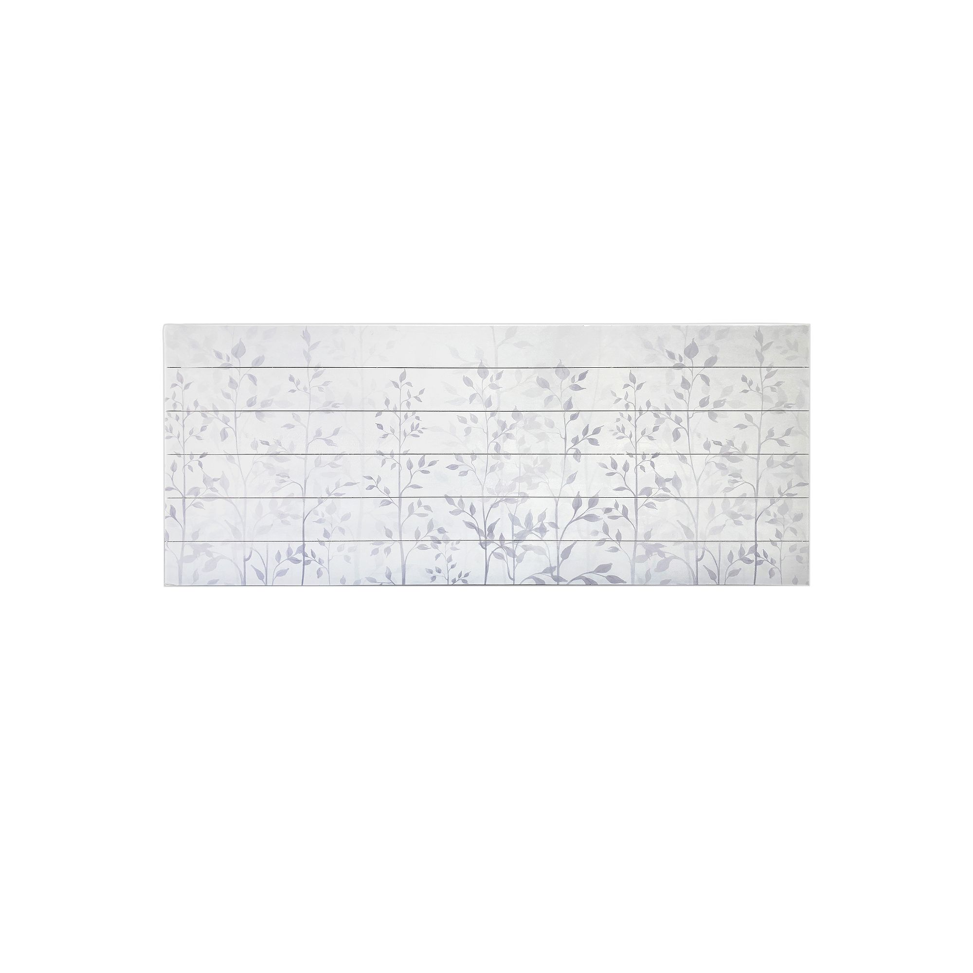 Gallery 57 Gray Leaves Planked Wood Wall Art, Grey