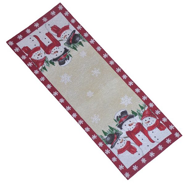 Tampa Bay Buccaneers Table Runner 72x15 Snowman, 1 - Kroger