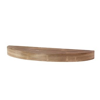 American Art Decor Round Floating Wall Shelf
