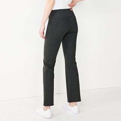 Tummy fashion control bootcut pants