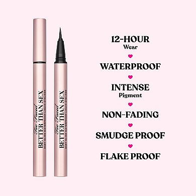 Better Than Sex Easy Glide Waterproof Liquid Eyeliner