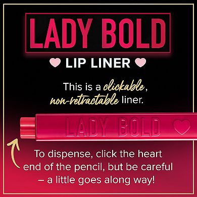 Lady Bold Waterproof Longwear Lip Liner