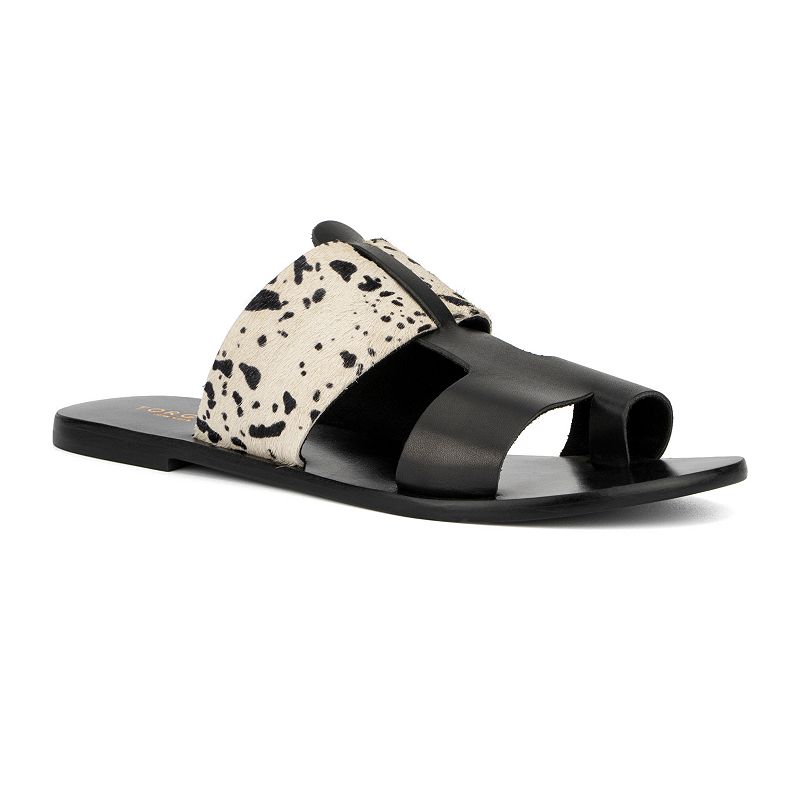 FEI1059-PONY Torgeis Epona Womens Leather Sandals, Size: 10, Wh sku FEI1059-PONY