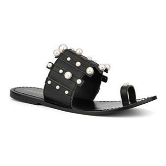 Torgeis Aloria Women's Leather Slide Sandals