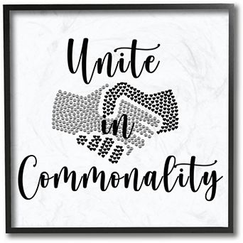 Stupell Home Decor Handshake Unite in Commonality Canvas Wall Art