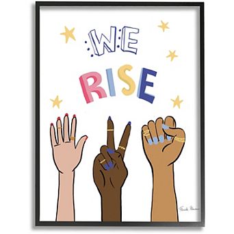 Stupell Home Decor We Rise Canvas Wall Art