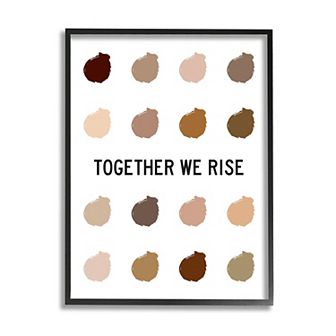 Stupell Home Decor Together We Rise Canvas Wall Art