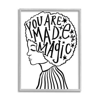 Stupell Home Decor Portrait Made of Magic Canvas Wall Art