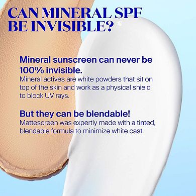 100% Mineral Mattescreen Sunscreen SPF 40