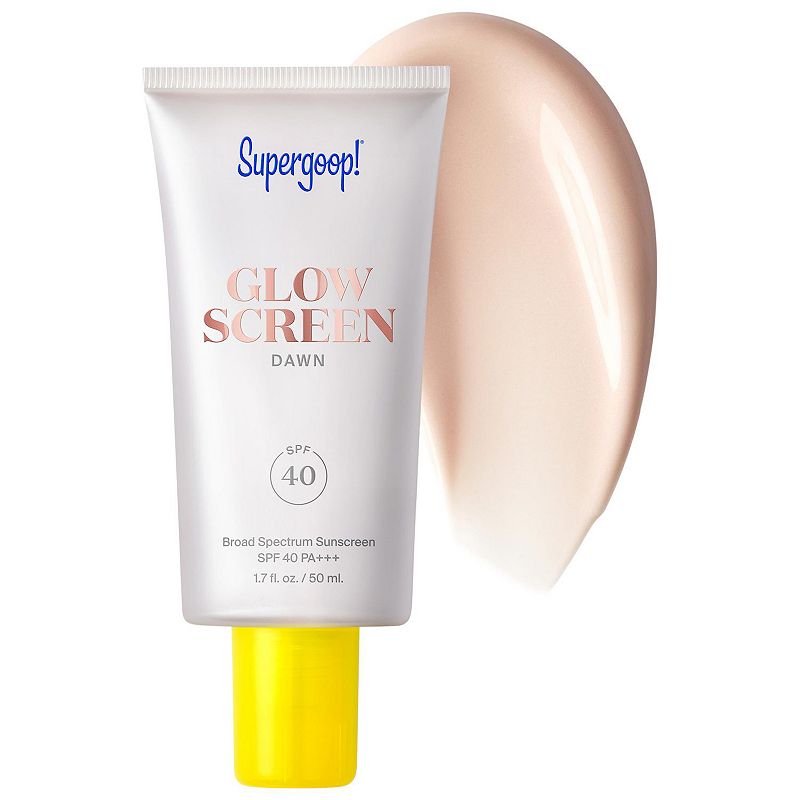 Supergoop! Glowscreen Dawn Hydrating Glowy Tinted Primer Sunscreen with Hyaluronic Acid + Niacinamide - SPF 40 - 1.7 fl oz