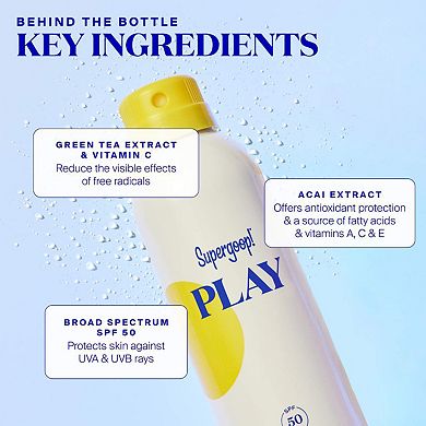 PLAY Antioxidant Body Sunscreen Mist SPF 50