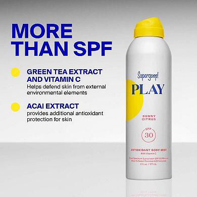 PLAY Antioxidant Body Sunscreen Mist SPF 50