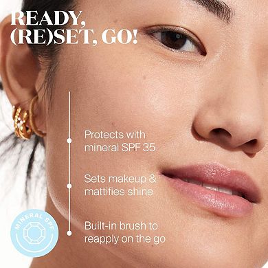 100% Mineral (Re)setting Powder Face Sunscreen SPF 35